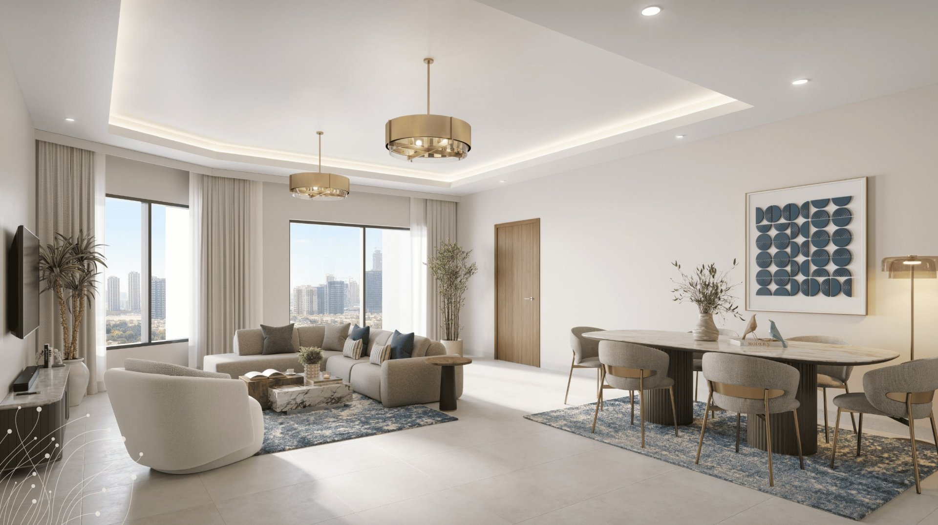 Квартира 2 спальни в Ajman Pearl Tower C1, №. 11009